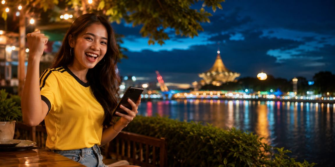 Pemain dari Kuching menikmati bonus cashback selepas mendaftar platform 530i